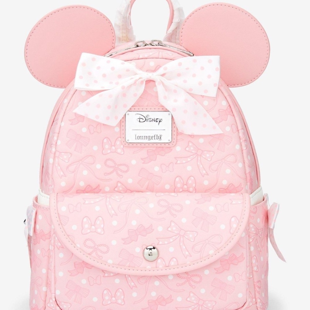 Loungefly Pink Polka Dot Minnie Mouse Backpack